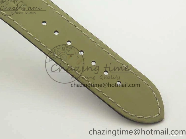 0310 FashionForward De Ville Prestige Real Power Reserve SS TW 1:1 Best Edition White Dial SS Markers On Leather Strap A 8095